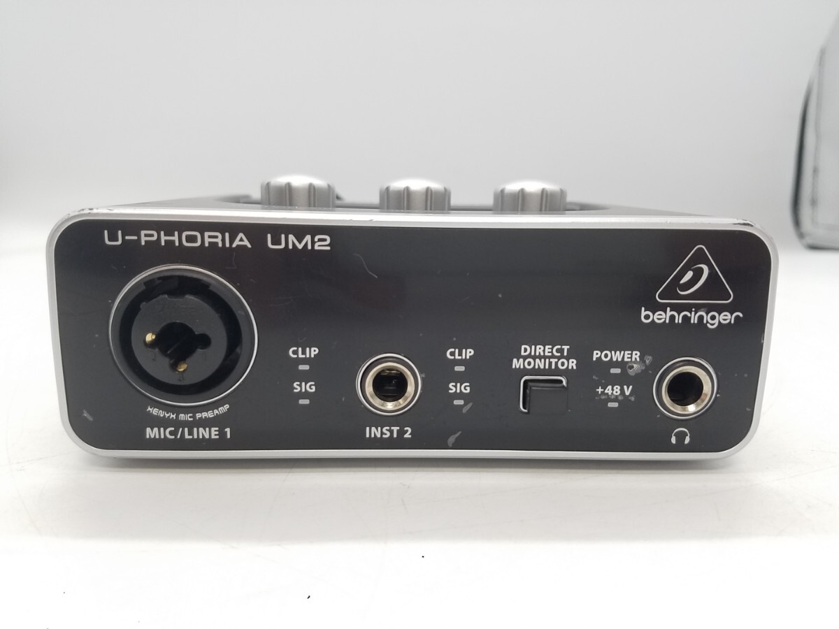 BEHRINGER U-PHORIA ☆UM2☆ ベリンガー オーディオインターフェース behringer オーディオインターフェイス ☆動作未確認☆ ジャンク扱品の画像3