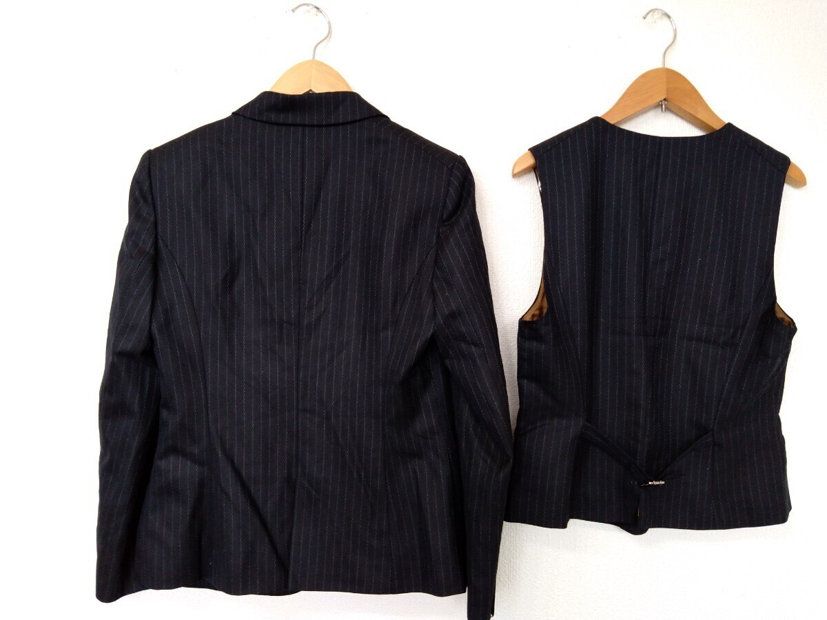 [ large amount ]9 number Camui made 100 size full turn! office work clothes OL company uniform acceptance guide / used jacket the best skirt / stylish navy 