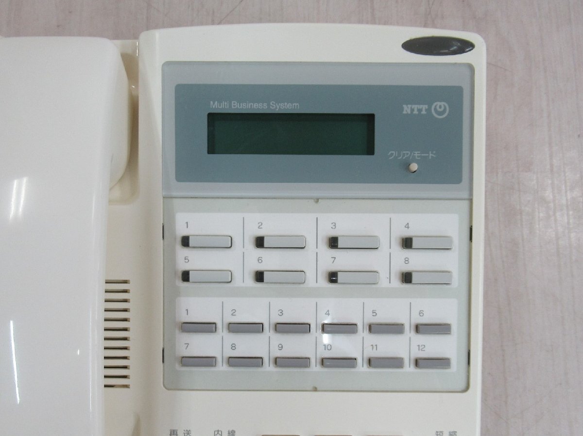 ▲Ω YJ 128 保証有 NTT RX-8LTEL-(1) 標準電話機 画面確認済 動作OK・祝10000!取引突破!!_画像5