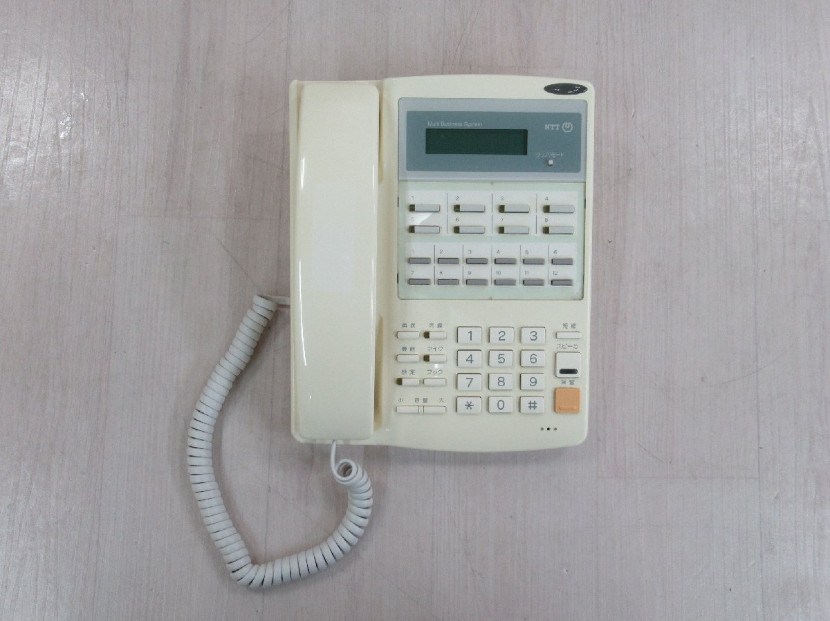 ▲Ω YJ 135 保証有 NTT RX-8LTEL-(1) 標準電話機 動作はOK 画面映らず格安出品・祝10000!取引突破!!_画像2