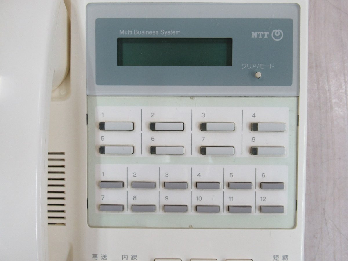 ▲Ω YJ 127 保証有 NTT RX-8LTEL-(1) 標準電話機 画面確認済 動作OK・祝10000!取引突破!!_画像5