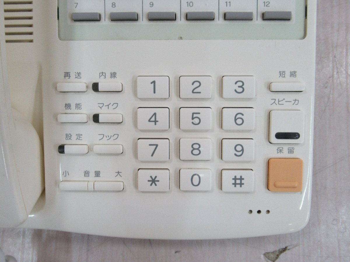 ▲Ω YJ 127 保証有 NTT RX-8LTEL-(1) 標準電話機 画面確認済 動作OK・祝10000!取引突破!!_画像6