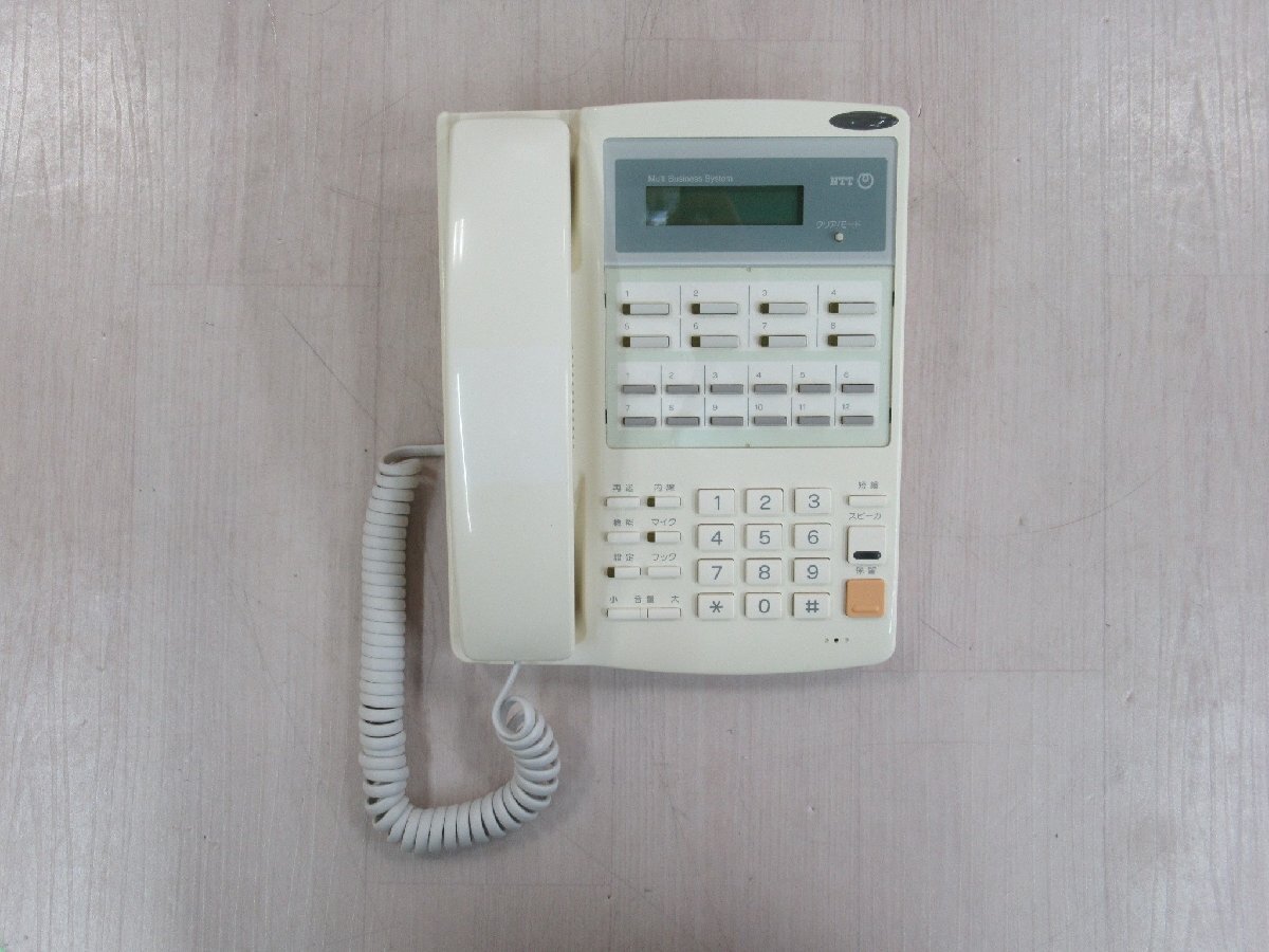 ▲Ω YJ 139 保証有 NTT RX-8LTEL-(1) 標準電話機 動作はOK 画面映らず格安出品・祝10000!取引突破!!_画像2
