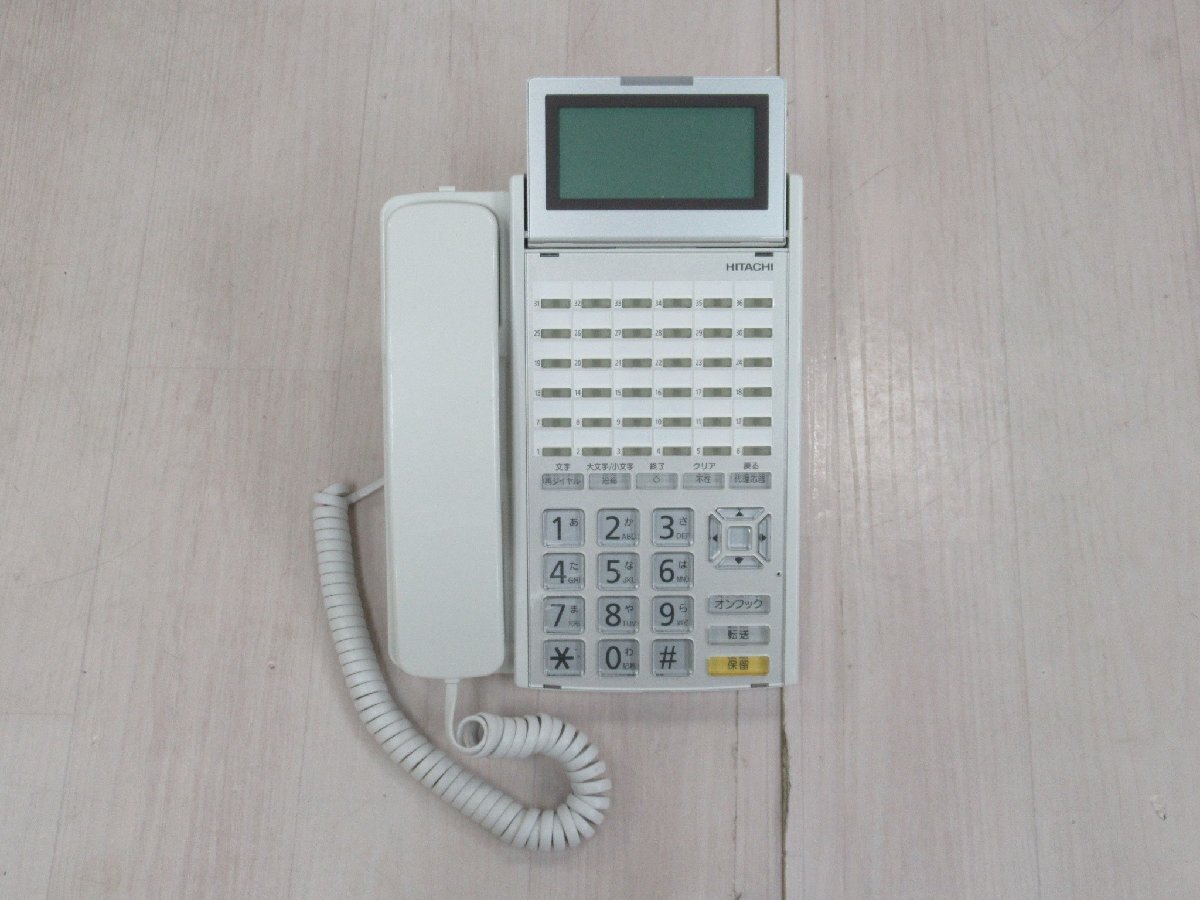 Ω YJ 197 保証有 HITACHI HI-36E-TELSDA 日立 36ボタン多機能電話機 5台セット_画像2