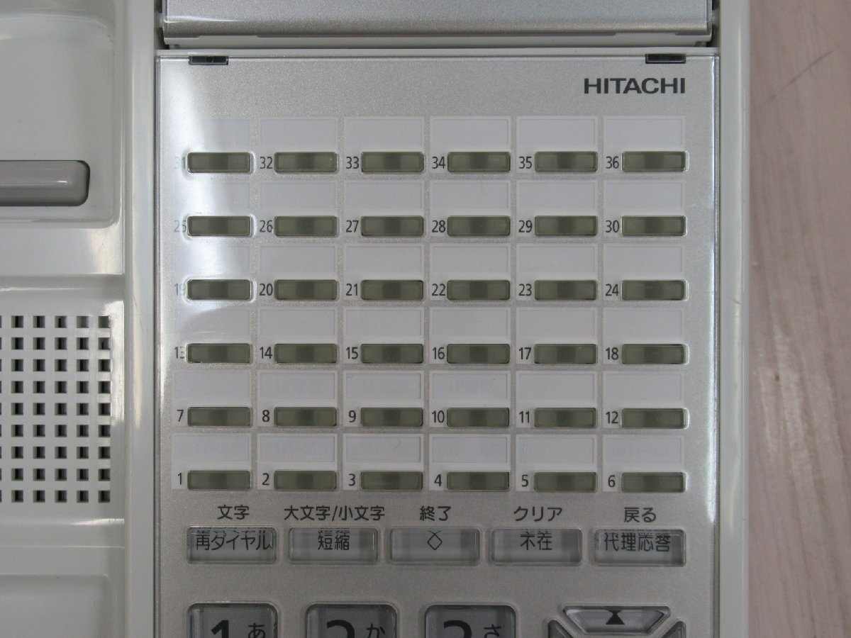 Ω YJ 197 保証有 HITACHI HI-36E-TELSDA 日立 36ボタン多機能電話機 5台セット_画像4
