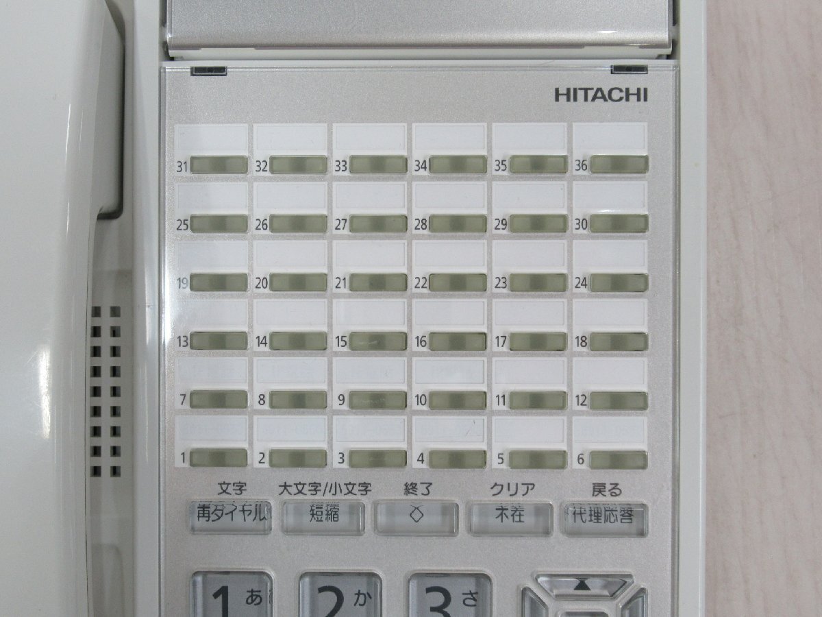 ▲Ω YJ 199 保証有 HITACHI HI-36E-TELSDA 日立 36ボタン多機能電話機 6台セット_画像4