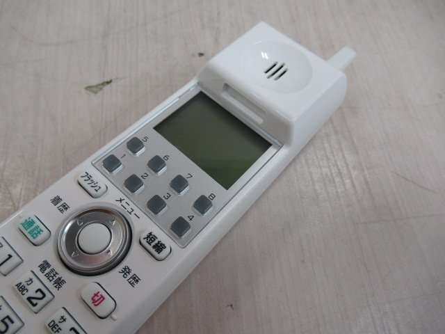 Ω ZP2 16085※保証有 キレイ 22年製 Saxa サクサ PLATIAⅢ プラティア3 WS1000(W) DECTコードレス電話機_画像4