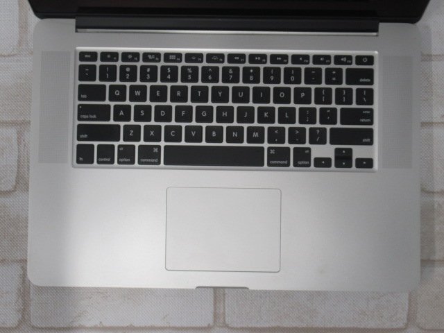 04222 新TNPC 0346m Apple A1398 MacBook Pro ( Retina, 15-inch, Mid 2015 ) / 2.8GHz クアッドコア i7 / 16GB / SSD:512GB 箱付_英字配列キーボードです。