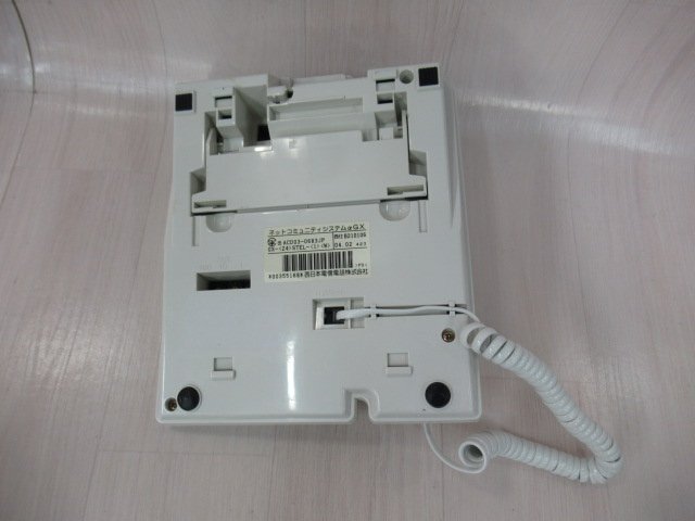 Ω保証有 ZX2 8039) GX-(24)STEL-(1)(W) NTT GX 24ボタンスター 標準電話機 中古ビジネスホン 領収書発行可能 ・祝10000取引!! 同梱可 西仕_画像4