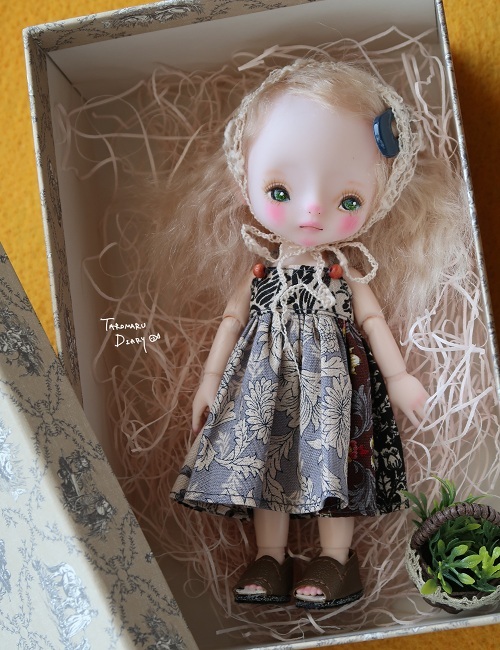 半額満載!スーパーSALE グランドセール! Yahoo!オークション 約16cm) ボタニカルなセリアちゃん(体長 - 手作り人形