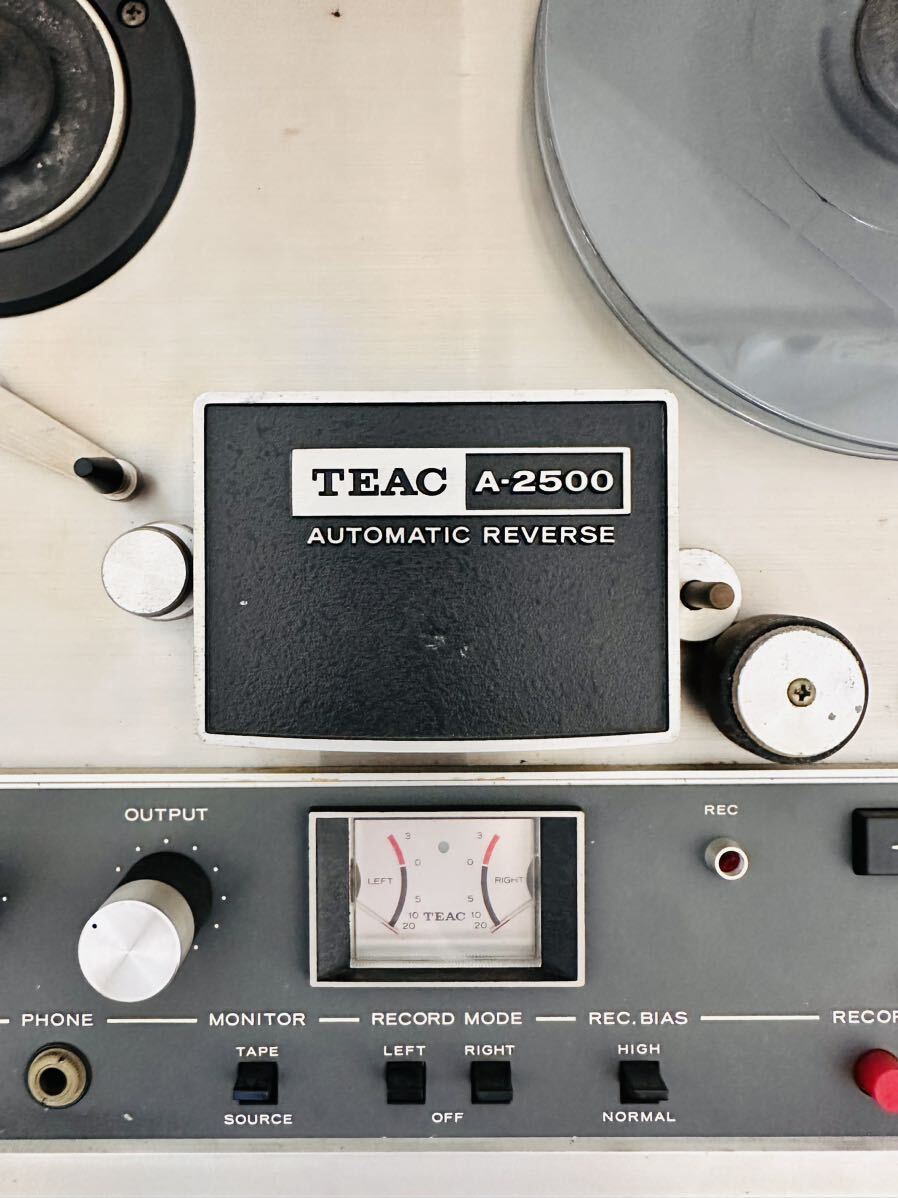 ティアック TEAC A-2500 オープンリールデッキ open reel deckオーディオプレーヤー audio player ステレオテープデッキ STEREO TAPE DECK_画像6