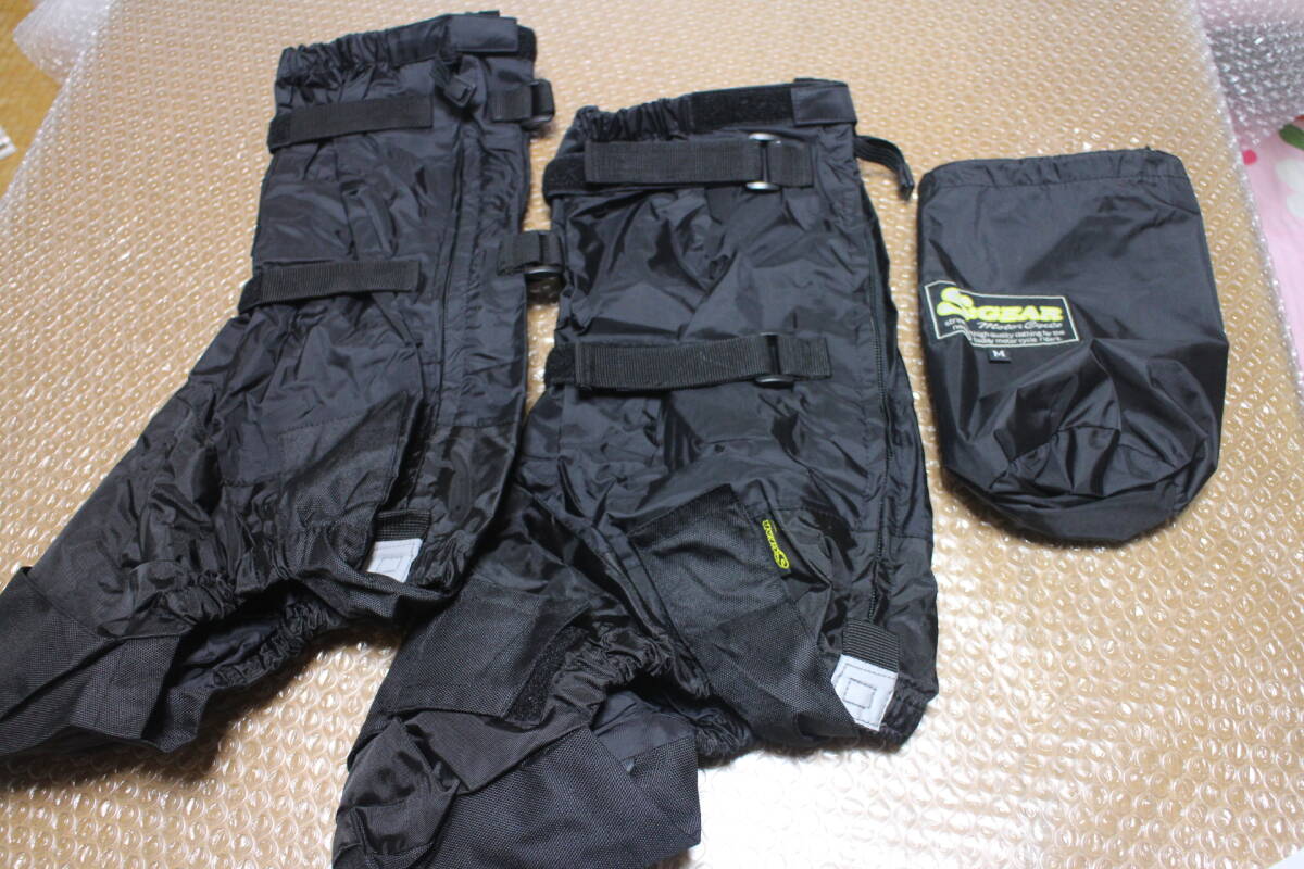 S.gear boots cover unused size M black es*ke-*wai(S.K.Y) 24~26.