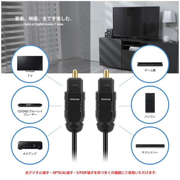  optical digital cable 3m audio OPTICAL SPDIF light cable TOSLINK rectangle plug cat pohs free shipping 