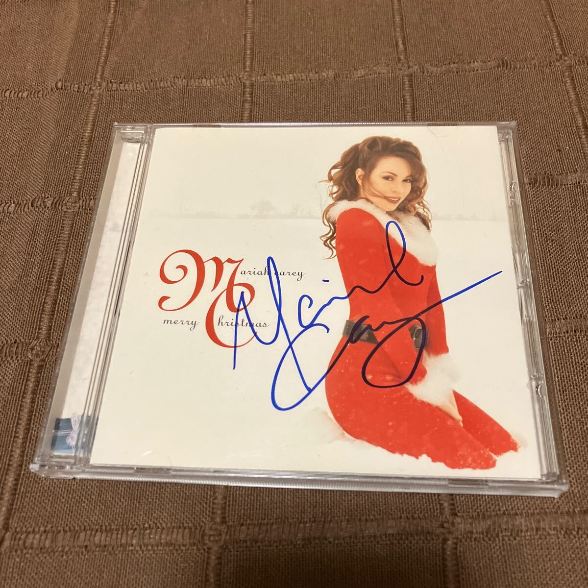 malaia* Carry Mariah Carey с автографом CD Merry Christmas альбом 