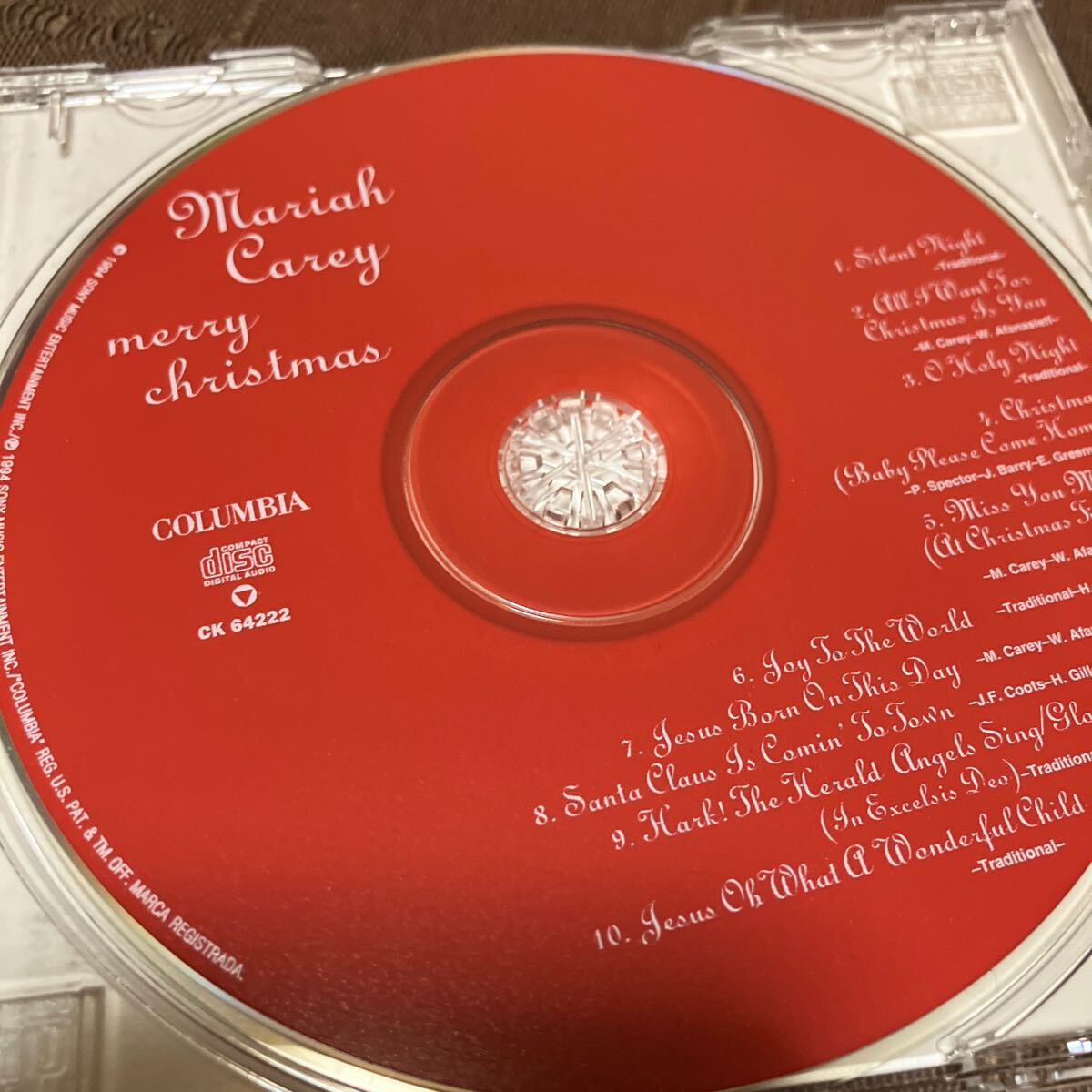 malaia* Carry Mariah Carey с автографом CD Merry Christmas альбом 