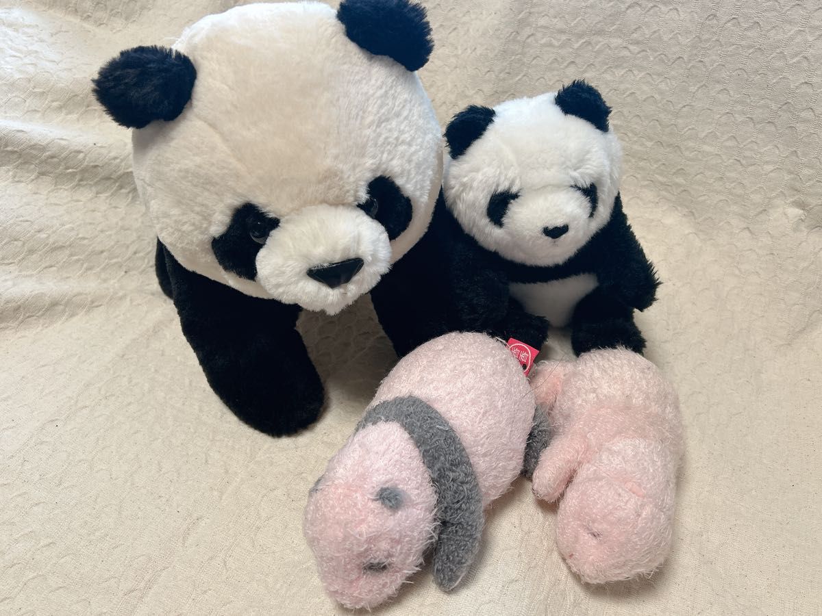 上野動物園 シャンシャン 2歳記念 赤ちゃん ぬいぐるみ 4個 上野動物園 シャンシャン 2歳記念 赤ちゃん ぬいぐるみ 4個
