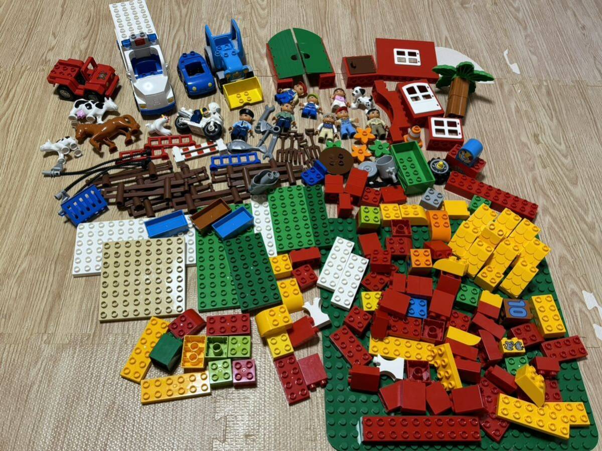 *LEGO Lego * Duplo Lego блок * машина полиция животное различный комплект * включая доставку!! основы блок трактор грузовик 