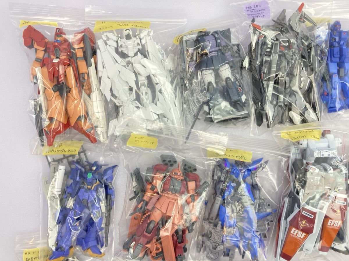 バンダイ HG RG ガンプラ 素組 完成品 まとめて/ジャンク ※まとめて取引・同梱不可 [32-1507]の画像2