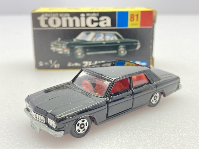  Tommy 1/67 Nissan President 81 made in Japan black box black * together transactions * including in a package un- possible [28-1673]