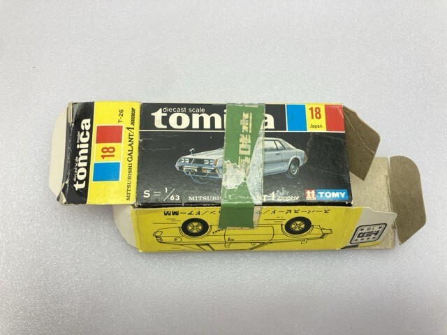 トミー 1/63 トミカ 三菱 ギャラン ラムダ 2000GSR 日本製 黒箱 ※まとめて取引・同梱不可 [28-1704]_画像6