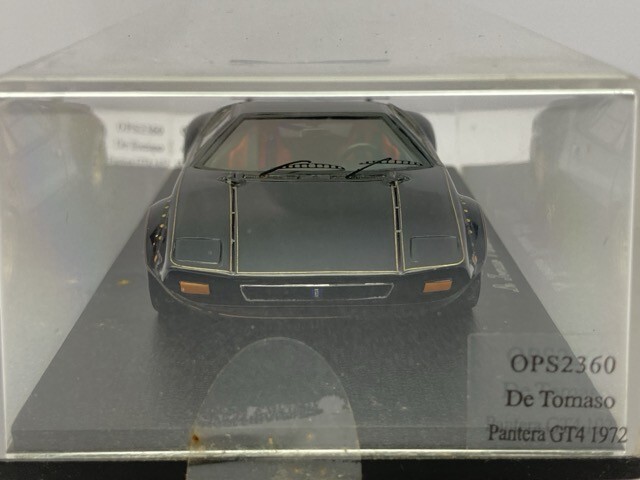 スパーク 1/43 De Tomaso Pantera GT4 1972 ブラック×ゴールド OPS2360 ※まとめて取引・同梱不可 [40-1724]_画像6