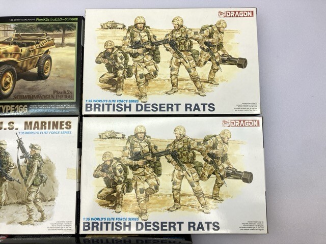  Dragon 1/35 yellowtail tissue desert rats 3013 etc. plastic model together * together transactions * including in a package un- possible [43-1800]