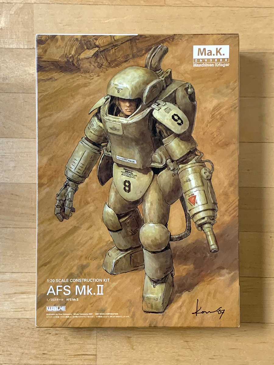 【未組立】1/20 AFS Mk.II マシーネンクリーガー Ma.k. WAVE_画像1