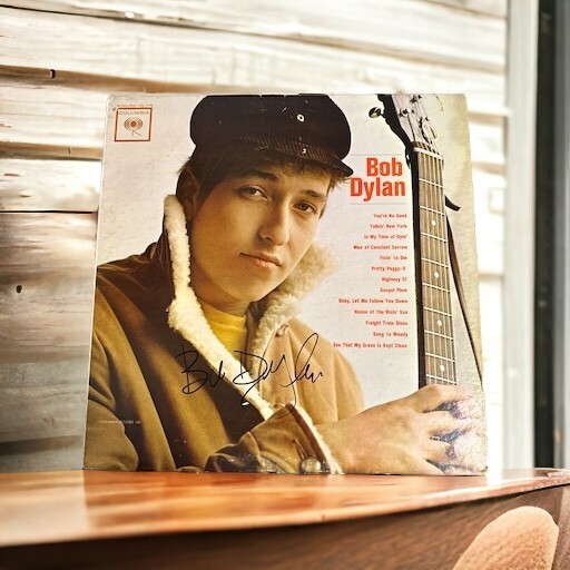 Bob Dylanボブ・ディラン 直筆サイン入り LP レコード 送料無料の画像1