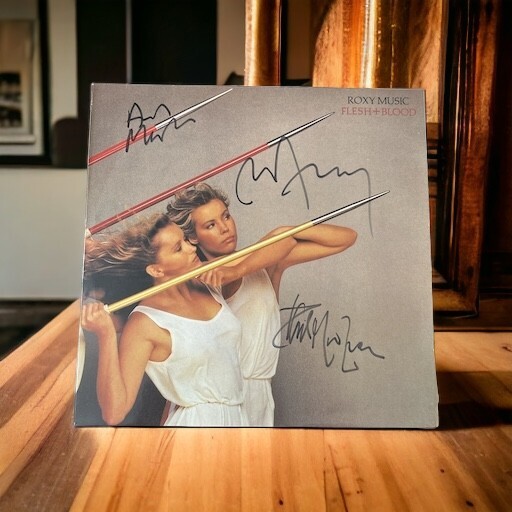 Roxy Music Roxy * music Bryan Ferry Brian * Ferrie Andy M... with autograph LP record free shipping 