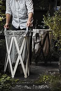 折りたたみ式 洗濯かご ランドリー ハンパー アイボリー/ナチュラル EF-LH01IVN_画像2