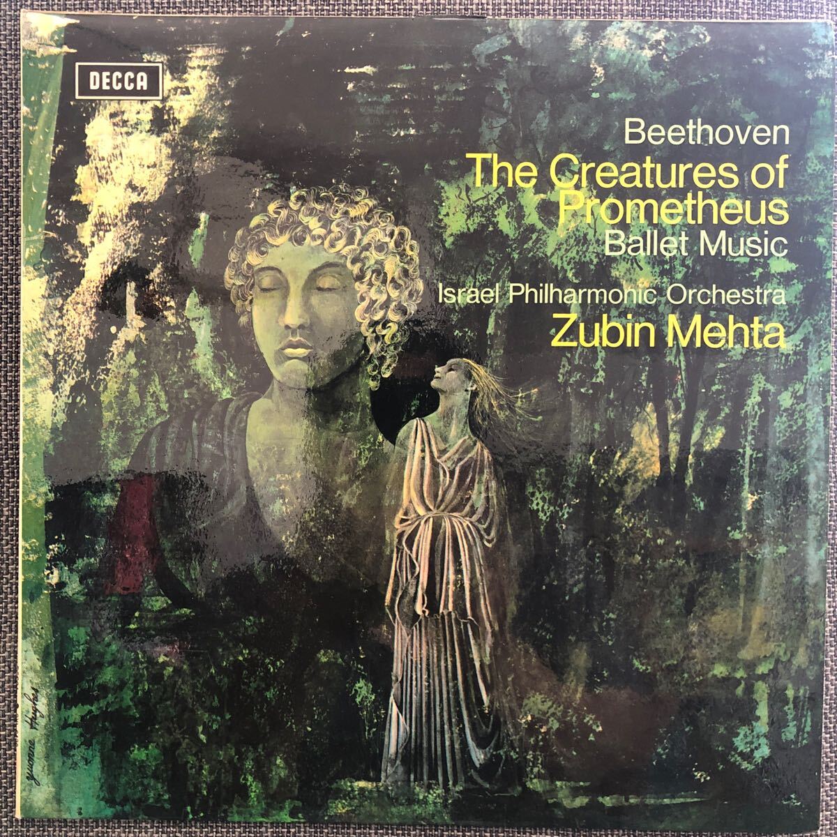 LPレコード　L.V.Beethoven THE CREATURES OF PROMETHEUS Zubin Mehta SXL-6438 海外版　レトロ　ヴィンテージ_画像1