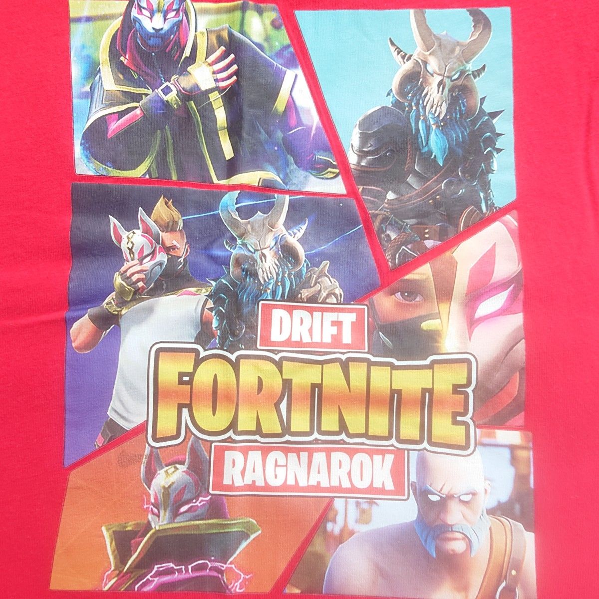 120 半袖Tシャツ フォートナイト Fortnite レッド 赤