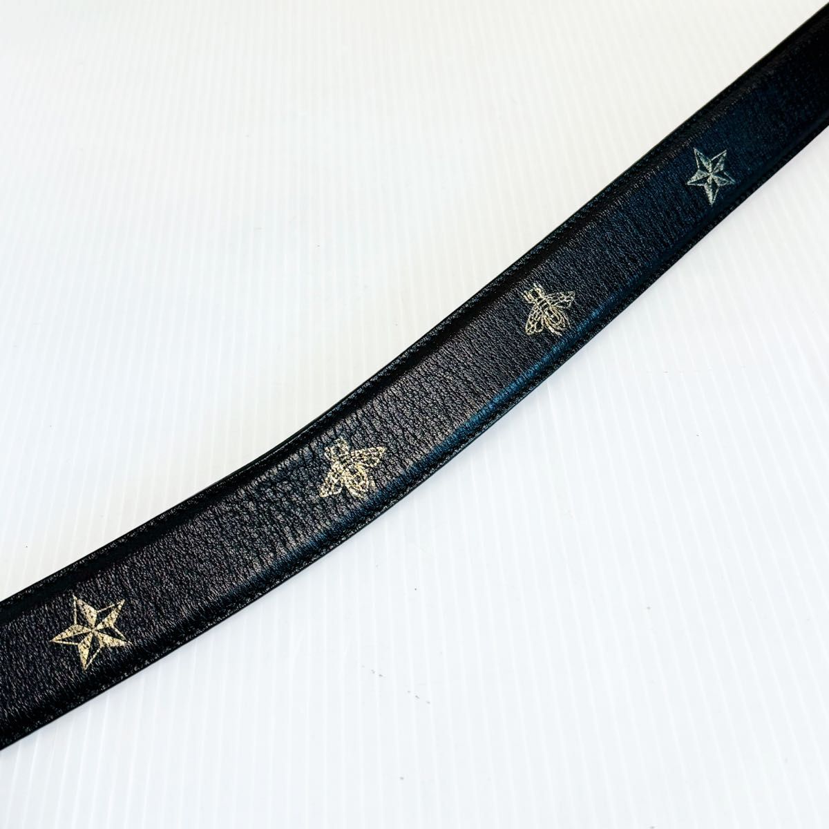 GUCCI グッチ ベルト レザー BEE ビー 蜂 スター STAR 星 GUCCI グッチ ベルト レザー BEE ビー 蜂 スター STAR 星