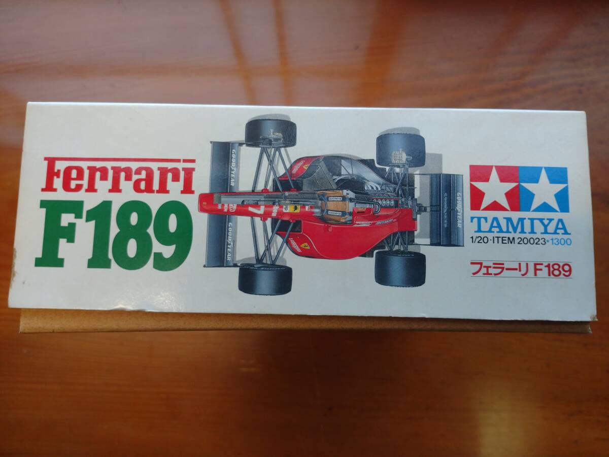 ★30年以上前に購入★TAMIYA タミヤ★1/20 F1 フェラーリ F189 前期型 Ferrari F189 EARLY VERSION ジャンク★の画像2
