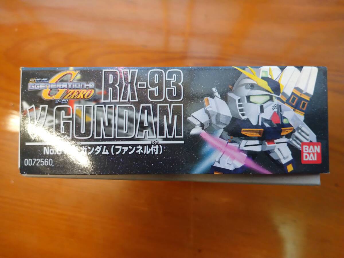 ★20年以上前に購入 当時物 未組立★BANDAI バンダイ★SDガンダム G-ZERO RX-93 νガンダム No.01 Gジェネレーション-0 ニューガンダム★_画像5