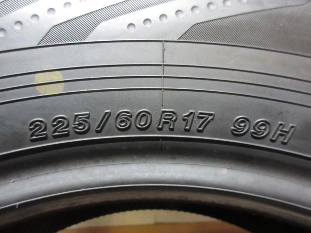 中古タイヤ　225/60R17　ヨコハマ　BluEarth-RV RV03　8.5～9分山　4本セット_画像8