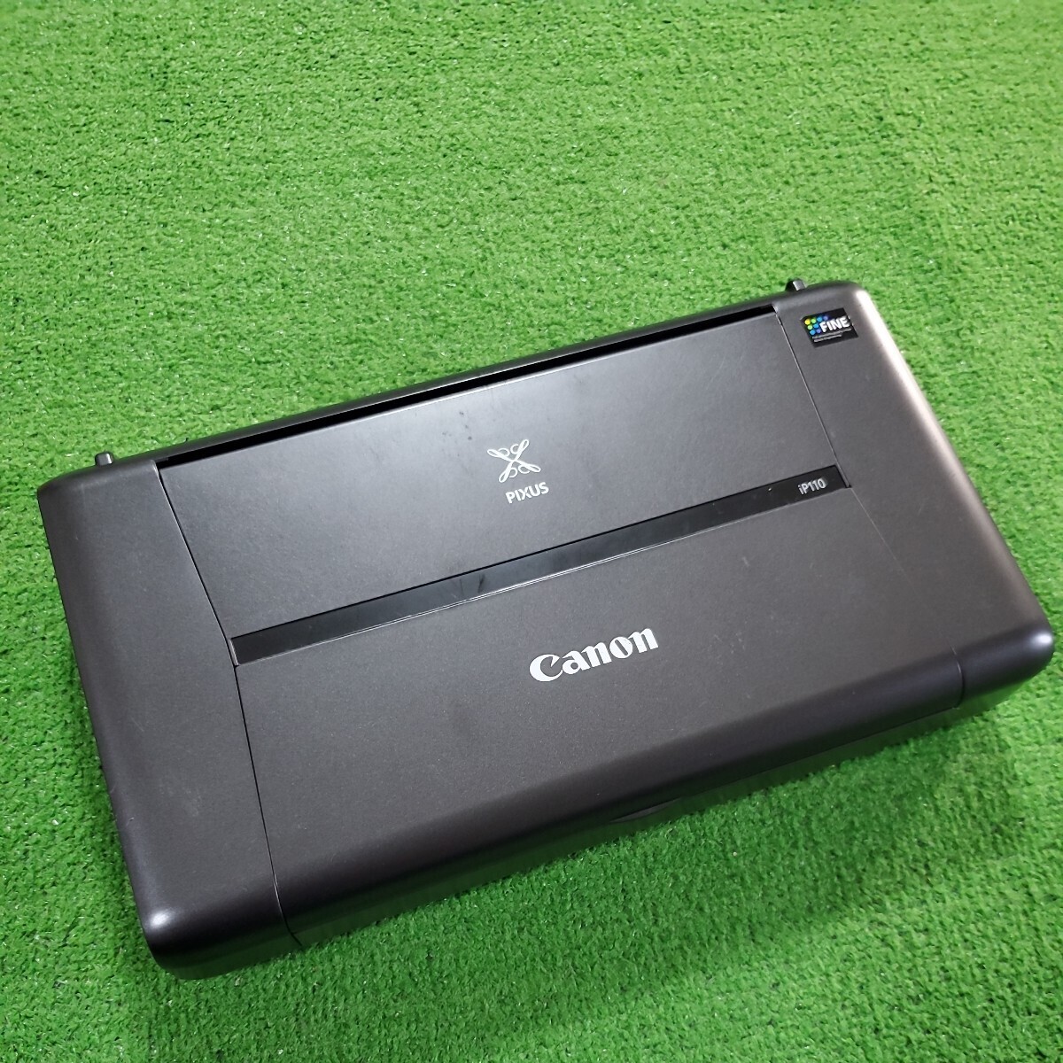 Canon キャノン PIXUS ピクサス インクジェットプリンター iP110 プリンタ ブラック 通電確認済み モバイルプリンター インク おまけの画像2