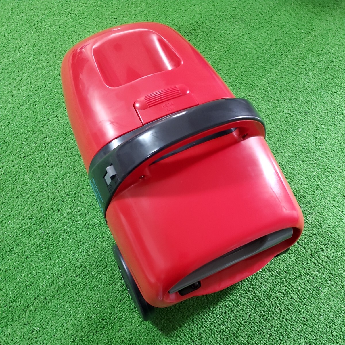 SHARP sharp vacuum cleaner EC-21F floor movement shape electric vacuum cleaner operation verification ending red Showa Retro rare goods that time thing box instructions equipped 