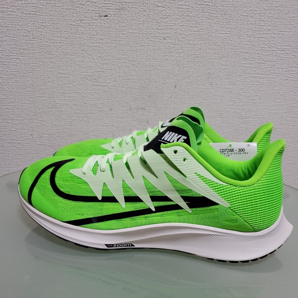 NIKE Nike ZOOM RIVAL FLY zoom соперник fly бег обувь спортивные туфли 26.5. зеленый новый товар не использовался дом хранение товар легкий 