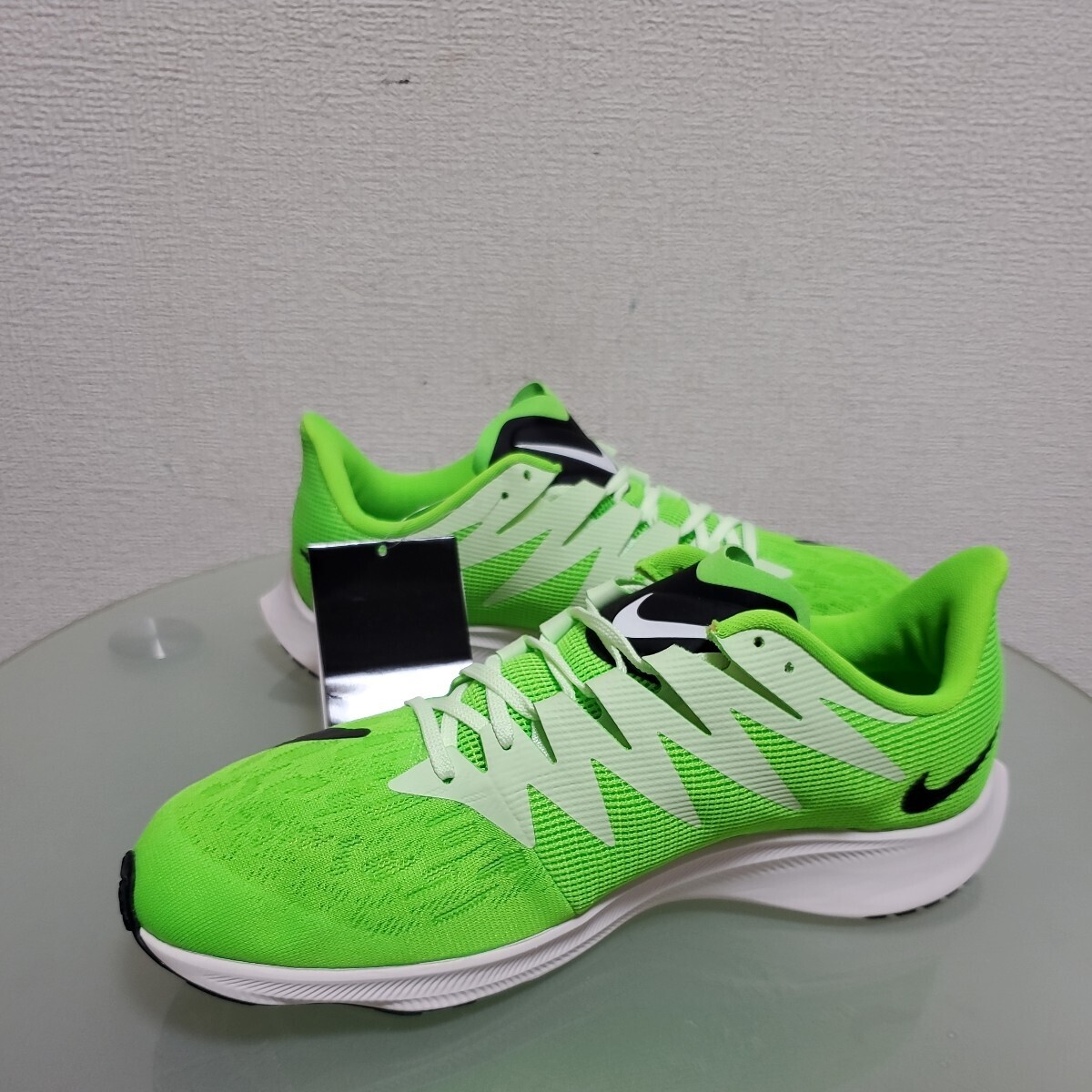 NIKE Nike ZOOM RIVAL FLY zoom соперник fly бег обувь спортивные туфли 26.5. зеленый новый товар не использовался дом хранение товар легкий 