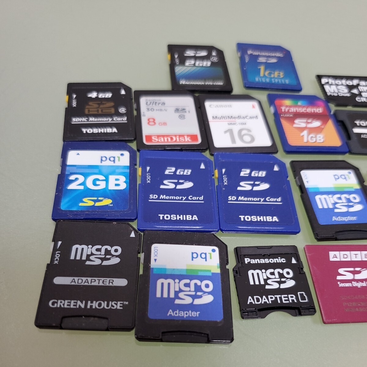 Panasonic パナソニック TOSHIBA 東芝 SAMSUNG メモリーカード micro SDカード 1GB 2GB 64GB まとめ売り 送料230円_画像2