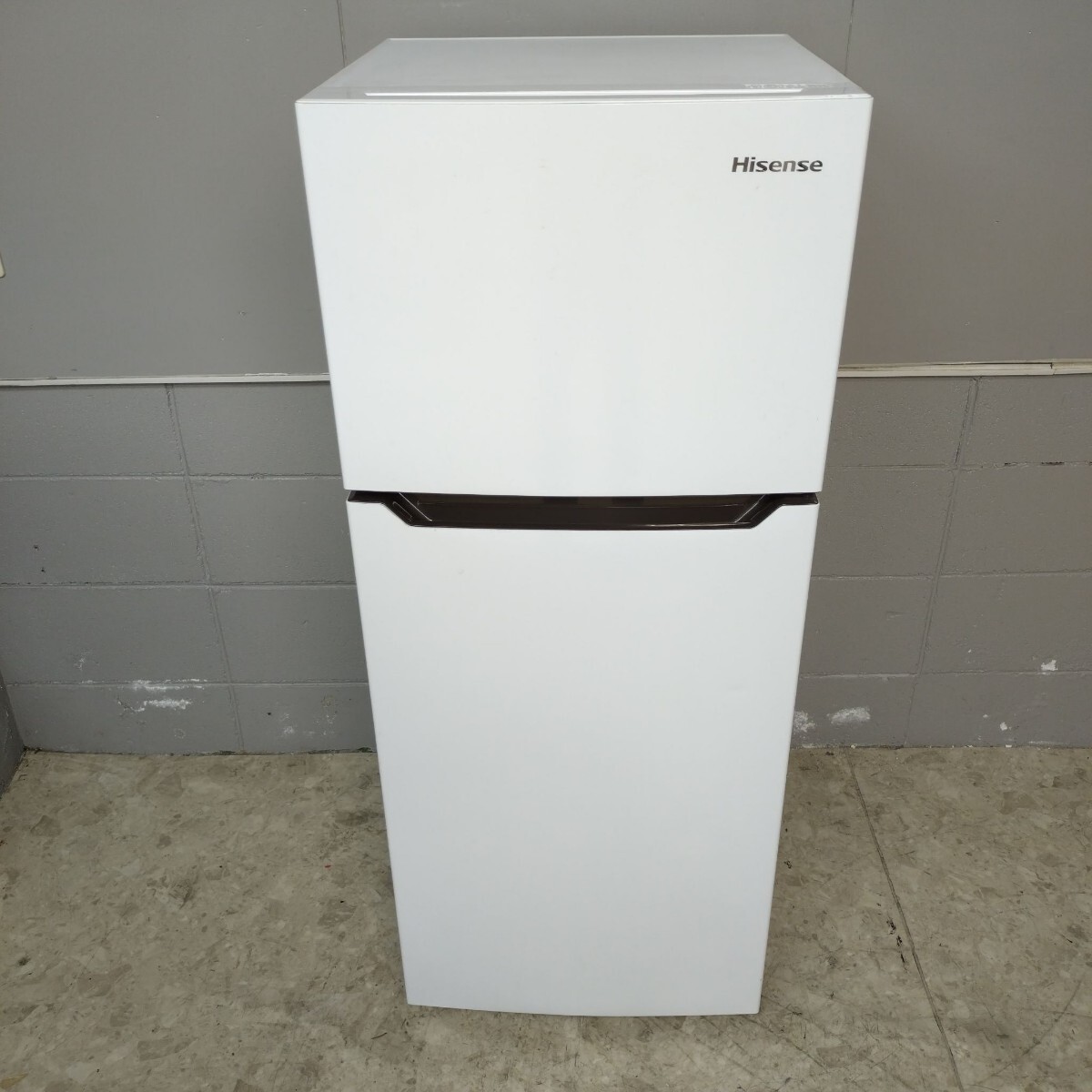 Hisense ハイセンス ノンフロン冷凍冷蔵庫 2ドア HR-B12C 動作確認済み メンテナンス済み ホワイト 120L 引き取り可能 冷蔵庫 2020年製_画像1