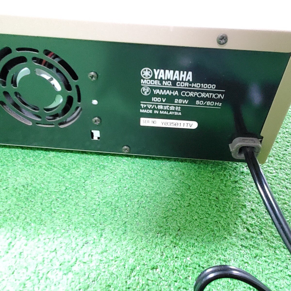 YAMAHA ヤマハ CDレコーダー CDR-HD1000 通電確認済み 音響機器 NATURAL SOUND HDD/CD RECORDER_画像8