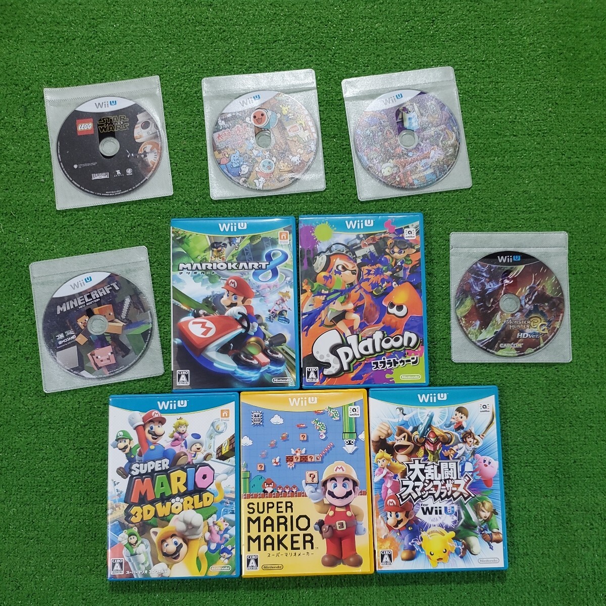  nintendo Wii U soft 10шт.@ продажа комплектом большой ..s mash Brothers Mario Cart s pra палец на ноге n super Mario производитель Dragon Quest 