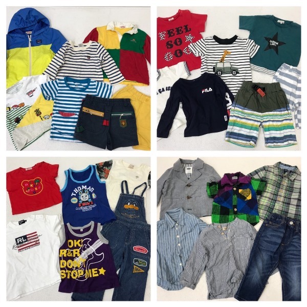 FS-832 child clothes [ man SET size 80cm~95cm*70 put on ] Miki House *glanif* Earth Music ecology etc. * large amount * old clothes *. summarize lucky bag 