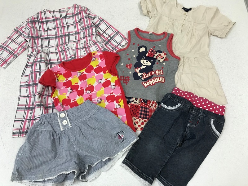 FS－781　子ども服【女の子SET　サイズ100~110cm☆52着】ZARA・BEBE・コムサイズなど☆大量☆古着☆おまとめ福袋_画像2