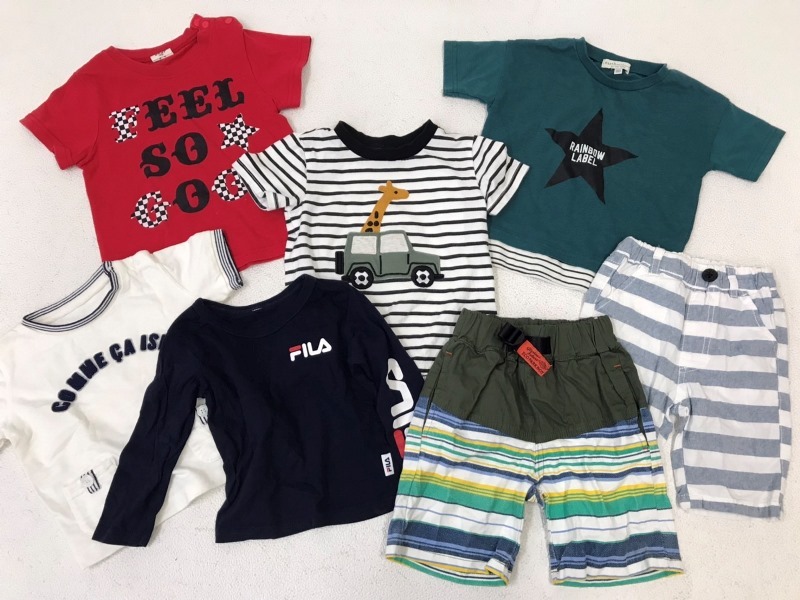FS-832 child clothes [ man SET size 80cm~95cm*70 put on ] Miki House *glanif* Earth Music ecology etc. * large amount * old clothes *. summarize lucky bag 