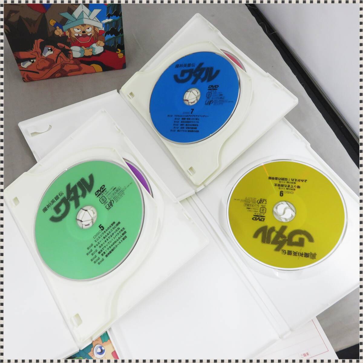 【 訳あり 】 DVD 魔神英雄伝ワタル TV ＆ OVA DVD DISC 5～9 計5枚 BOX付き HA051523_画像4
