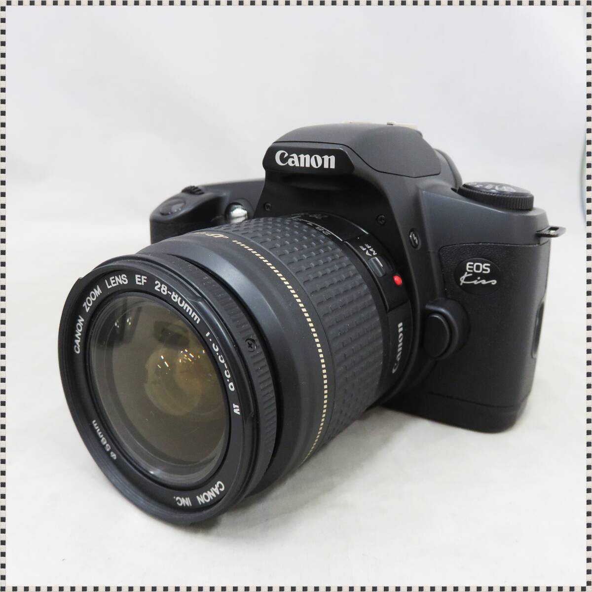 【 ジャンク まとめ2点セット 】キヤノン EOS Kiss ZOOM LENS EF 28-80mm f/3.5-5.6 Ⅳ 一眼レフ フィルムカメラ Canon HA052204_画像7
