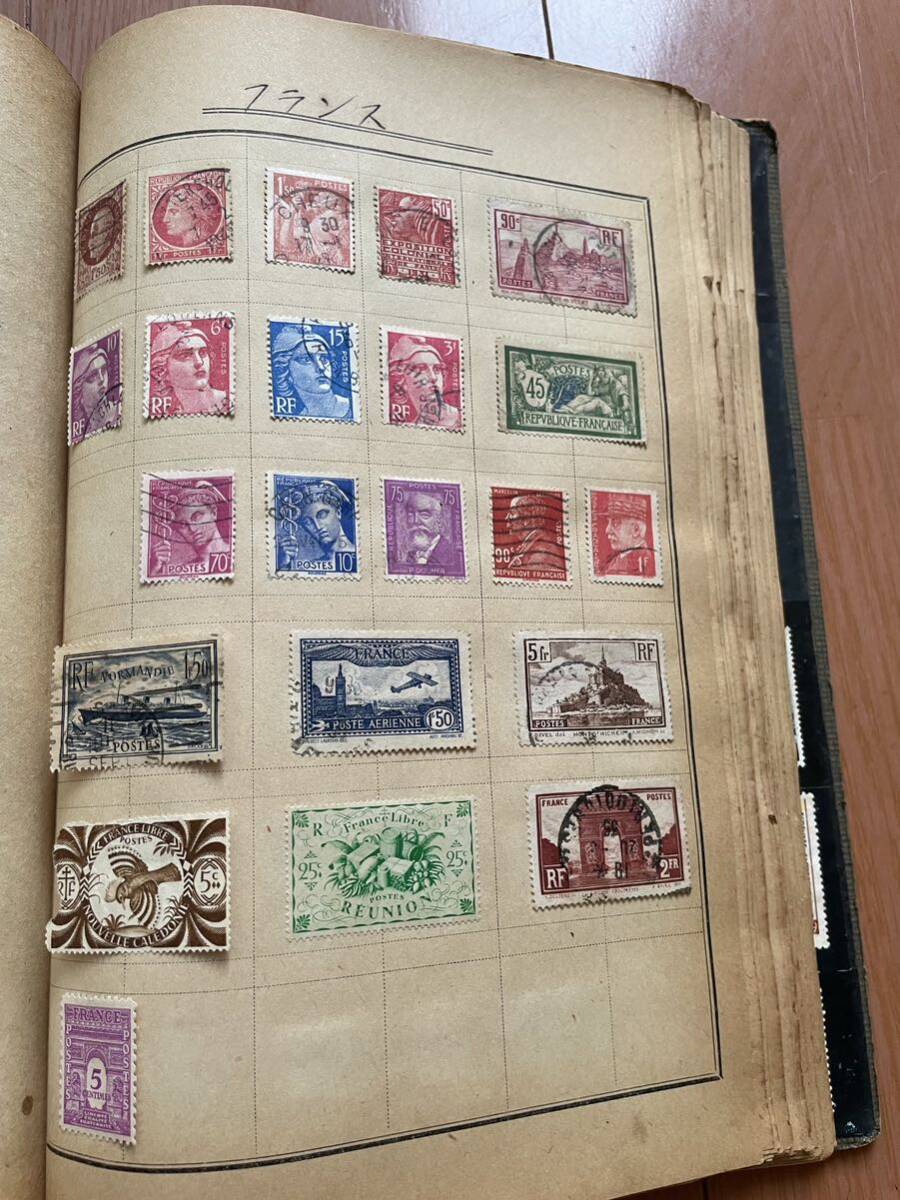 ②17 コレクター出品 外国切手 ルクセンブルク デンマーク アンデルセン ダンチッヒ フランス 世界 昭和 ヴィンテージ 大量 記念切手 船の画像5